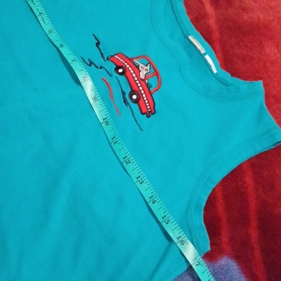 💙🌹TANK top and shorts with cute embroidery - Picture 11 of 13